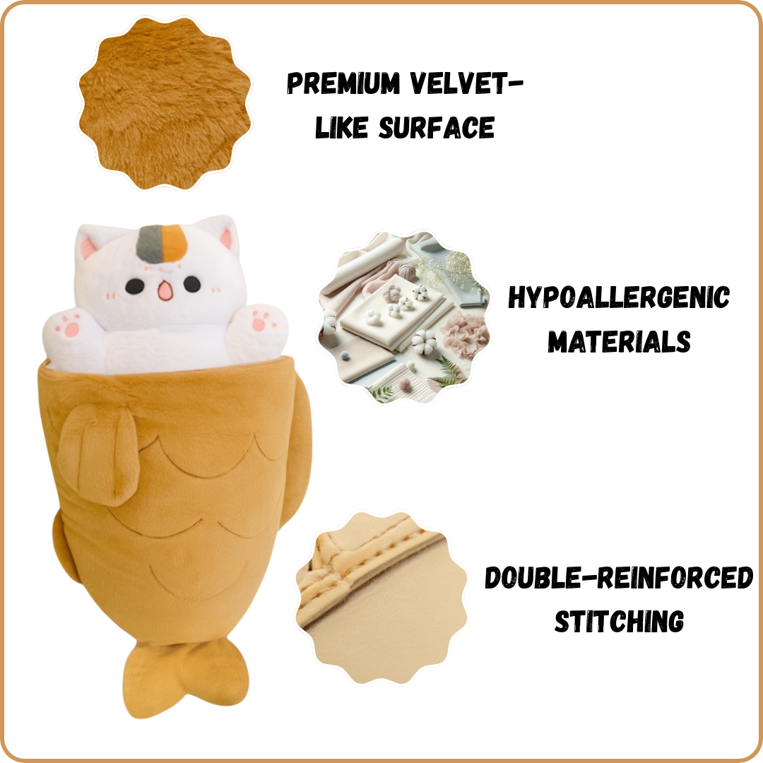 💎Velluna SnuggleCat™ – Ultra-Soft Heartwarming Plush